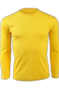 SKLST002 printstar Bright Yellow 165 Long Sleeve Men's T-shirt 00101-LVC Come to Customize Vitality Color Solid Color T-shirt Group Uniform T-shirt T-shirt Shop T-shirt Price